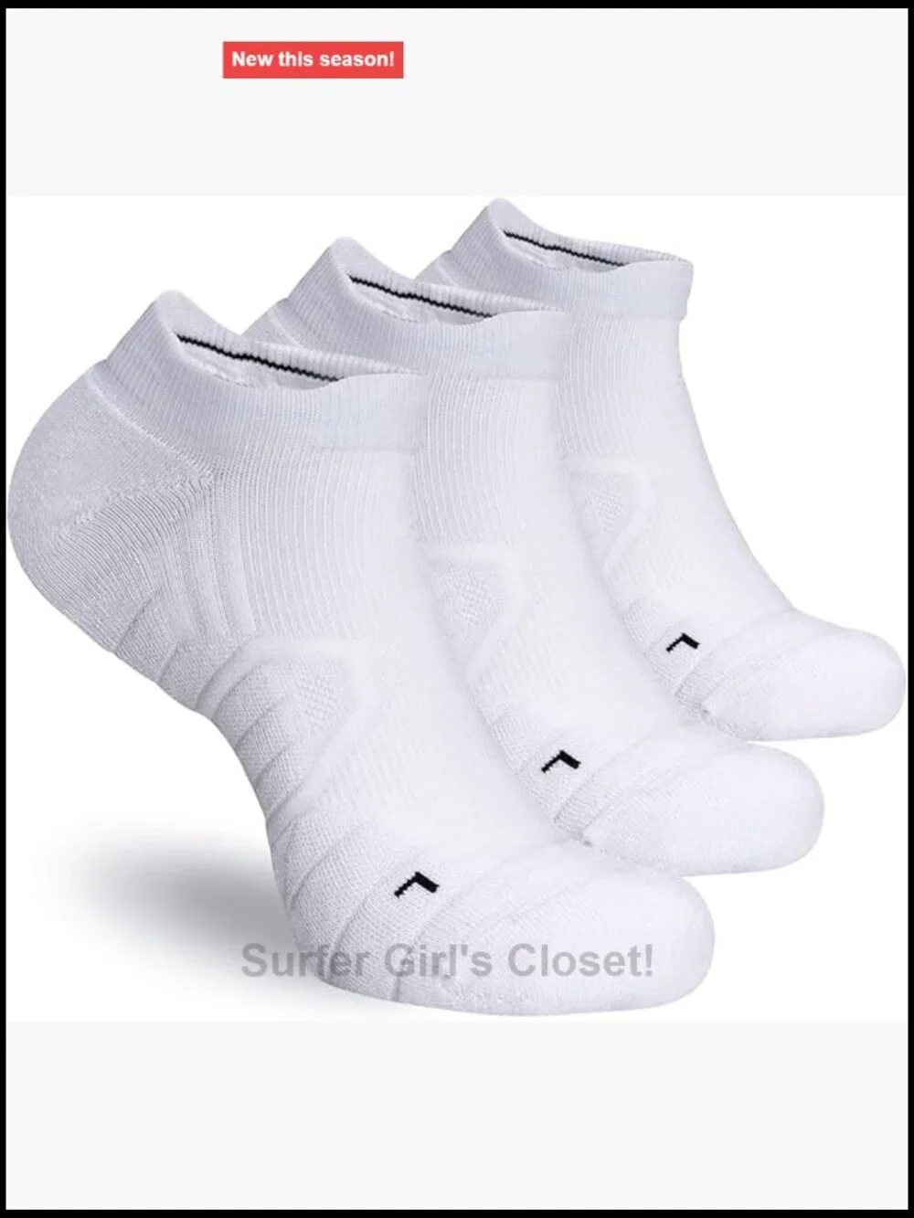 Moisture Wicking No Show Running Socks Cushion Padded Low Cut